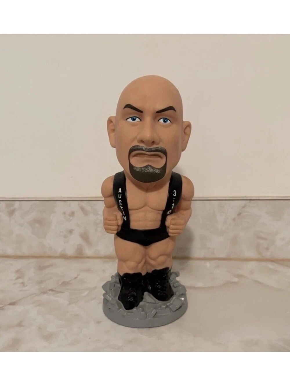 Vintage 1998 WWE WWF Stone Cold Steve Austin 3:16 Titan Sports Coin Bank READ